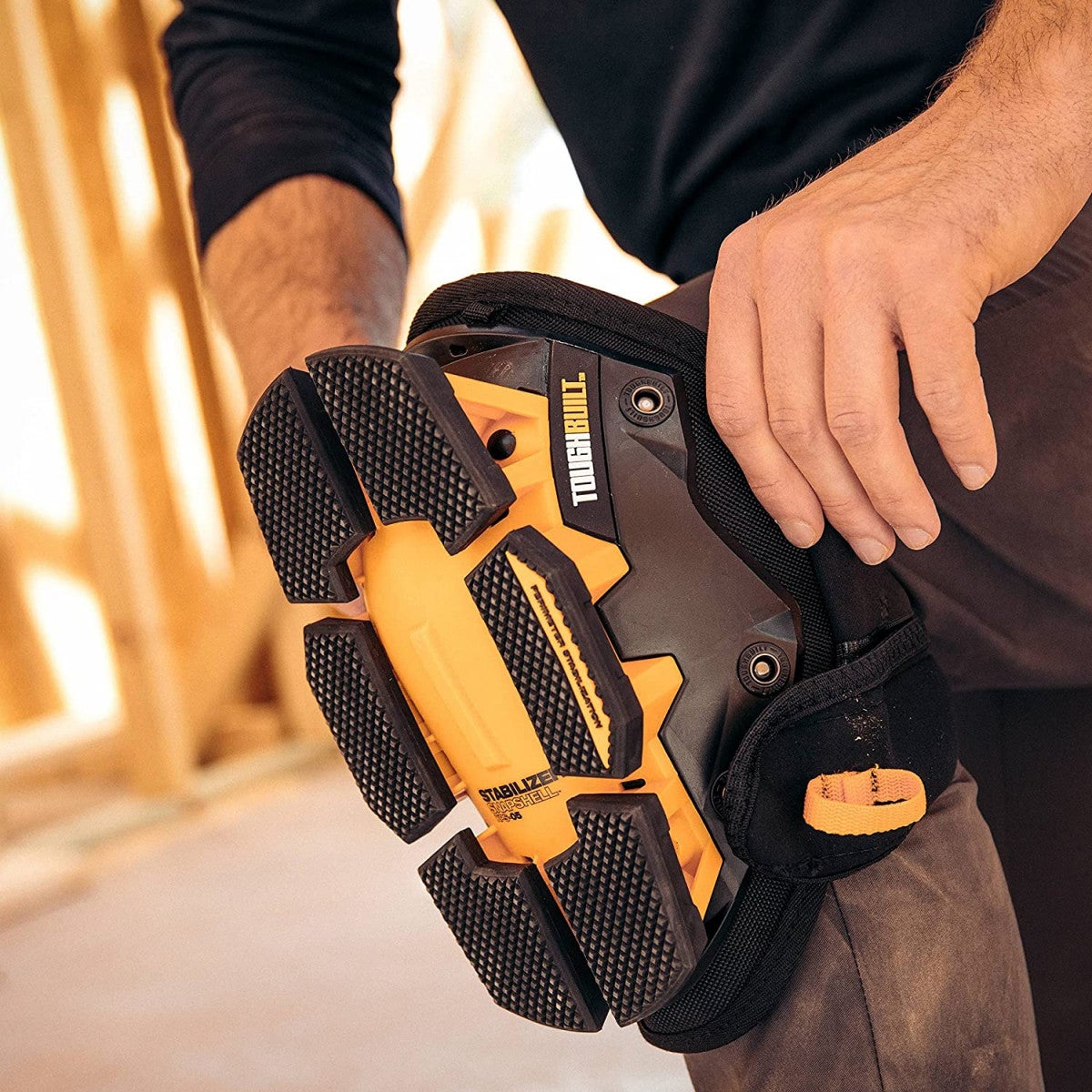 Paire de genouillères Gel-Fit stabilisatrice KP-G205 Snap-shell system TOUGHBUILT - 5