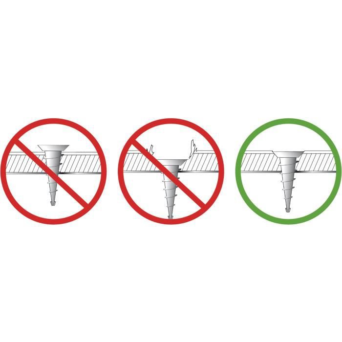 Visseuse à plaque de plâtre 620W - 8