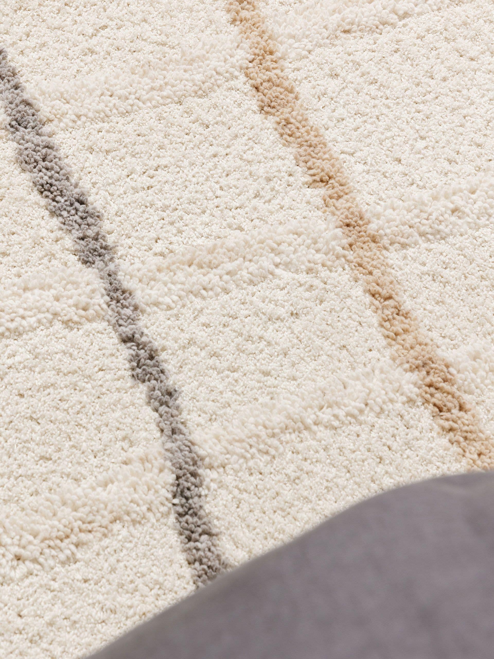 BENUTA - Alfombra Junis crema 120x170 cm - 3