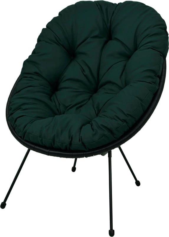 Poduszka na fotel żyłkowy krzesło Acapulco AMPO ciemny zielony 1 szt.