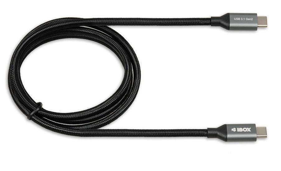 I-BOX USB C/USB C, câble USB 50 cm 3.2 Gen 2 (3.1 Gen 2) Noir | Leroy