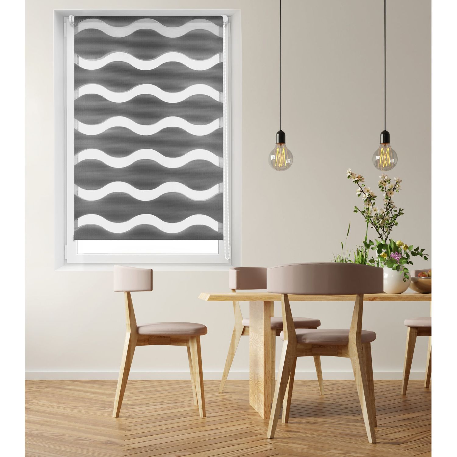 ECOMMERC3 | Tenda a Rullo Notte e Giorno Montaggio SENZA ATTREZZI Misura 52x150 Misura telo 49x145 - Tenda a Rullo Notte e Giorno Easyfix - 5