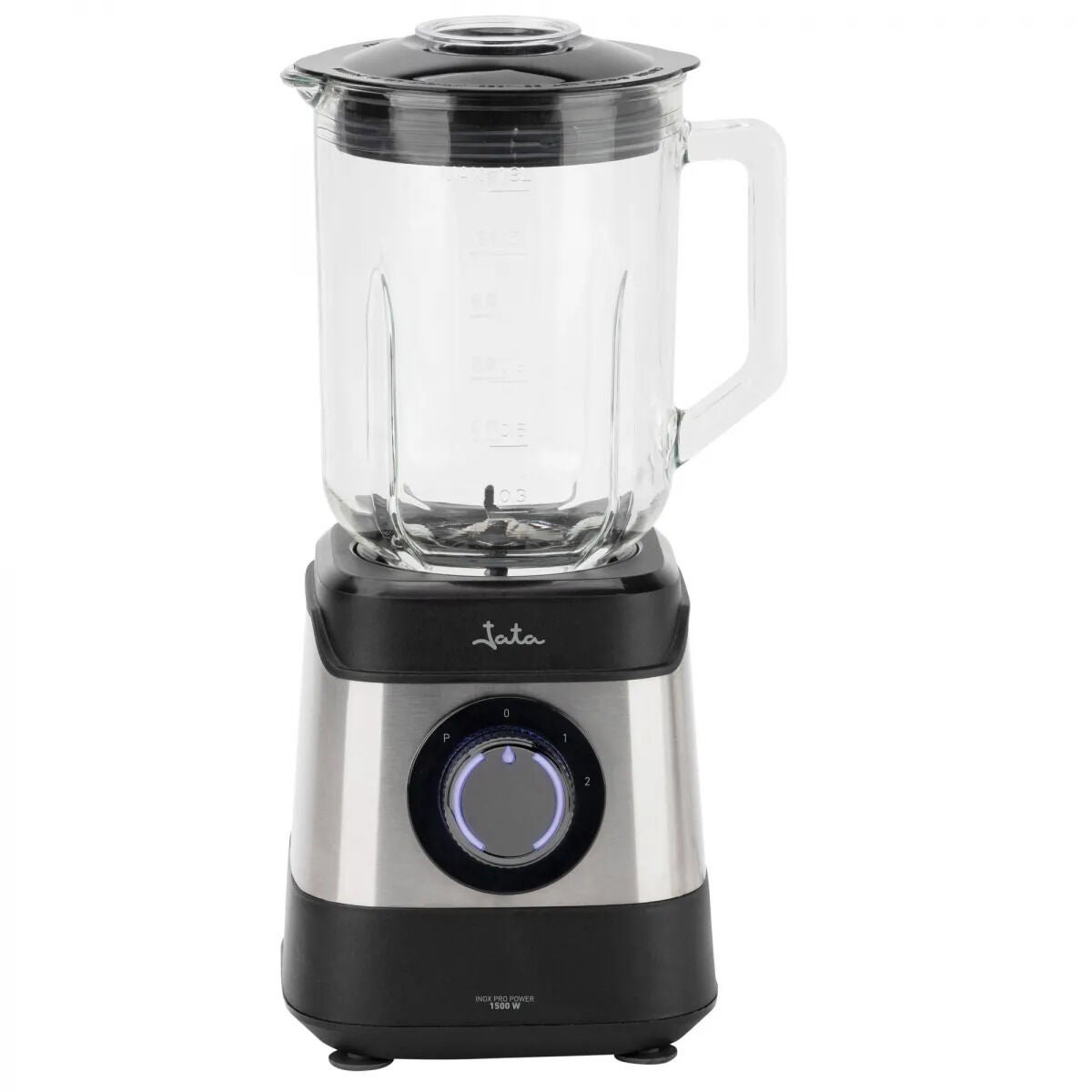 MediaMarkt Jata Batidora De Vaso, Jebt3855, 1500W, 1.8L, 2 Velocidades + Pulse, Pica Hielo, Acero Inoxidable - Imagen 3