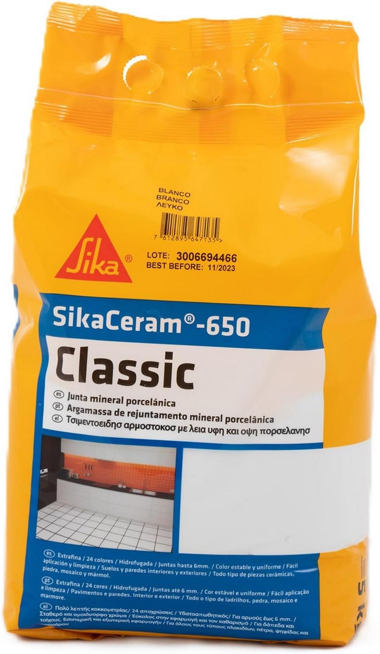 SikaCeram®-650 Classic - Malta per il riempimento di giunti 5 kg / Chocolate - 2
