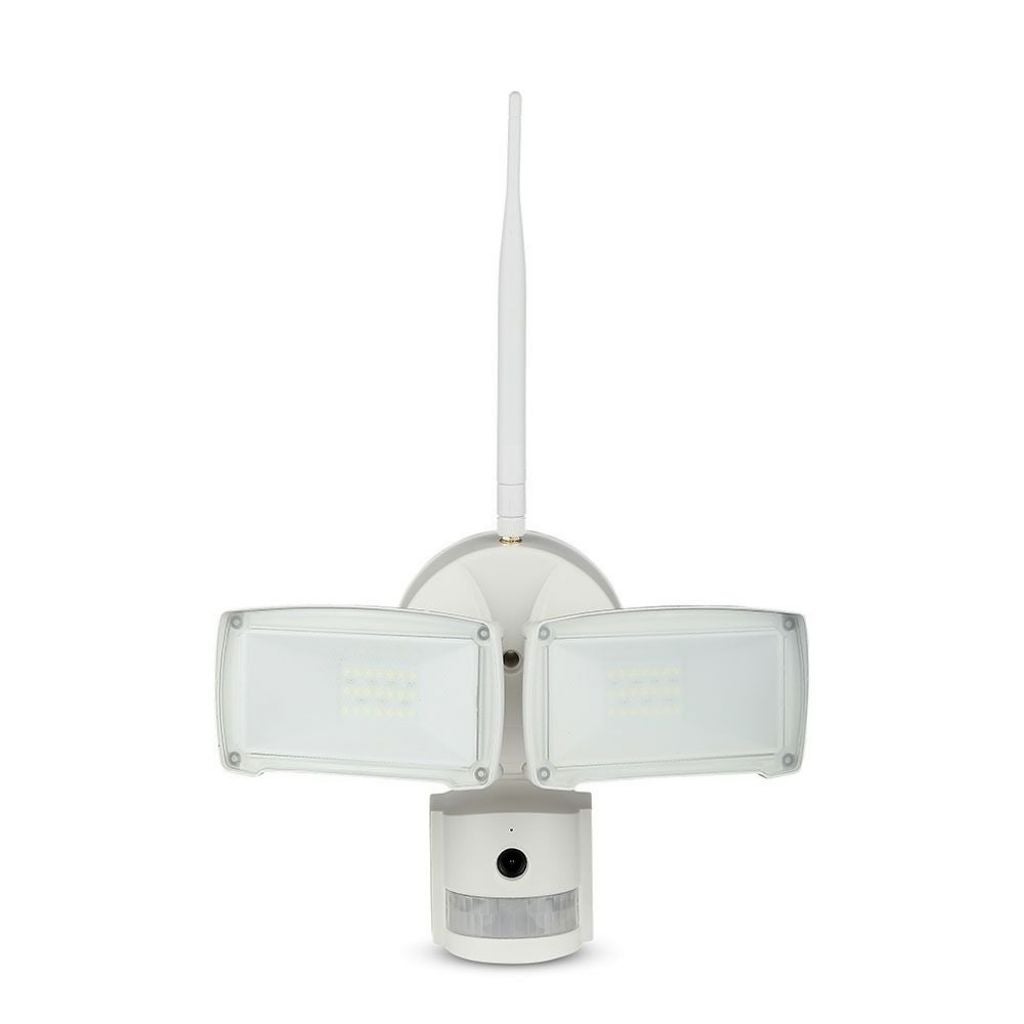 Reflektor LED 18 W z czujnikiem ruchu PIR i kamerą WiFi, barwa biała 6000 K