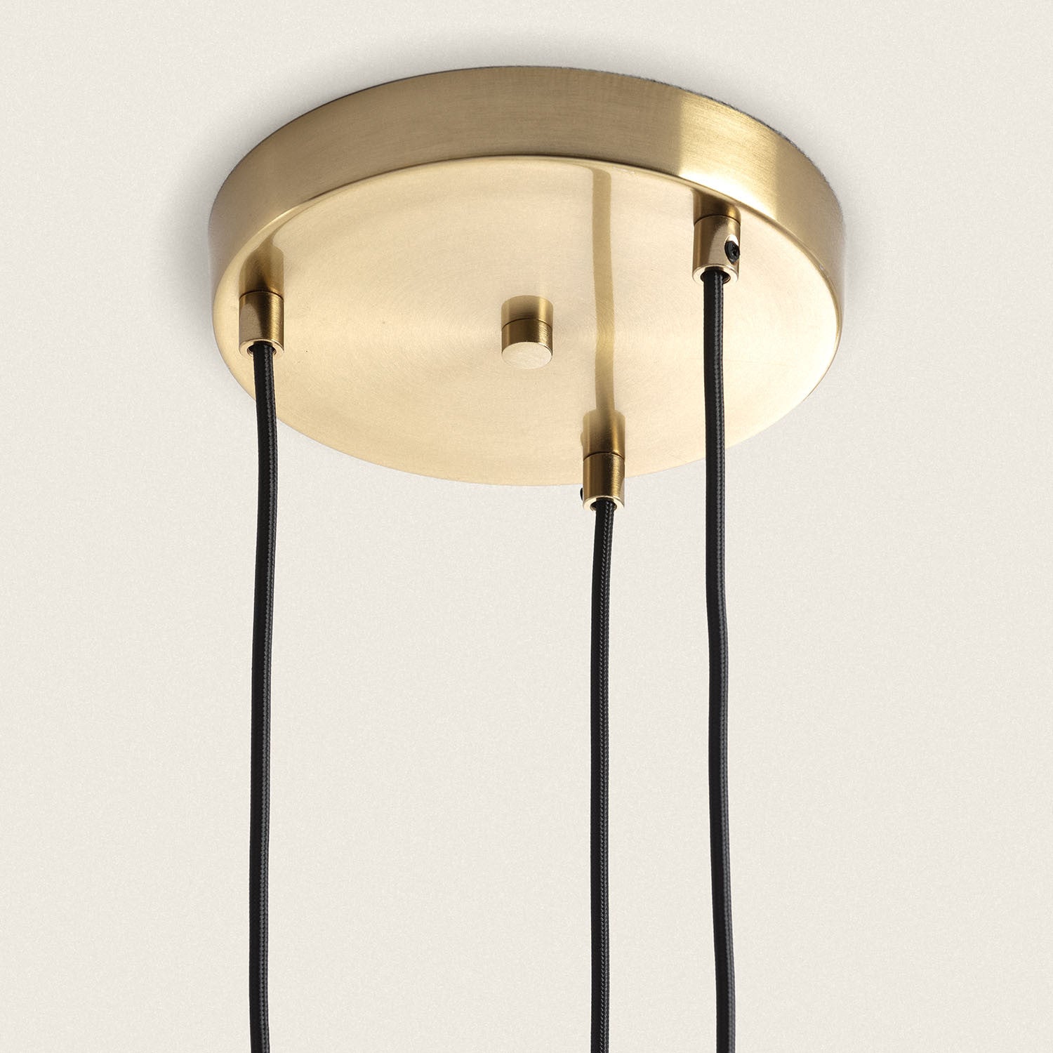 Lámpara Colgante Metal y Cristal Blas 3 Focos, Multicolor, Cristal,Hierro, E27, IP20, 1600 mm x Ø640 mm Verre,Fer - 7