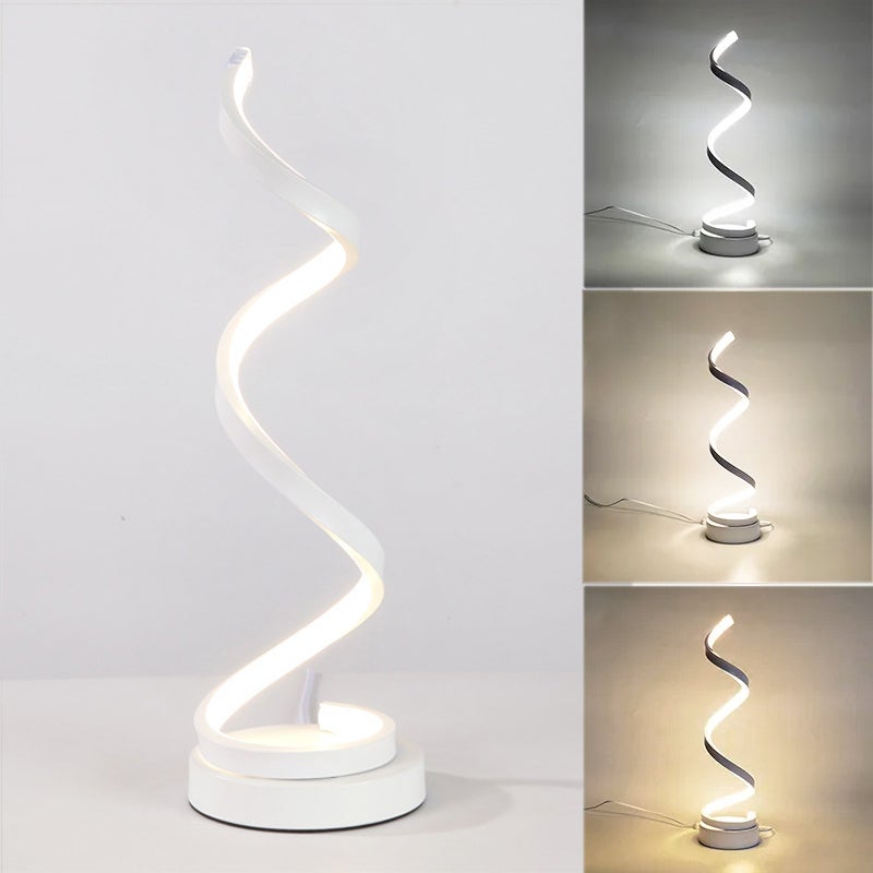 Lampada Da Tavolo Regolabile Bianca - Per Studio, Scrivania O Soggiorno, Design Moderno - Foto 6