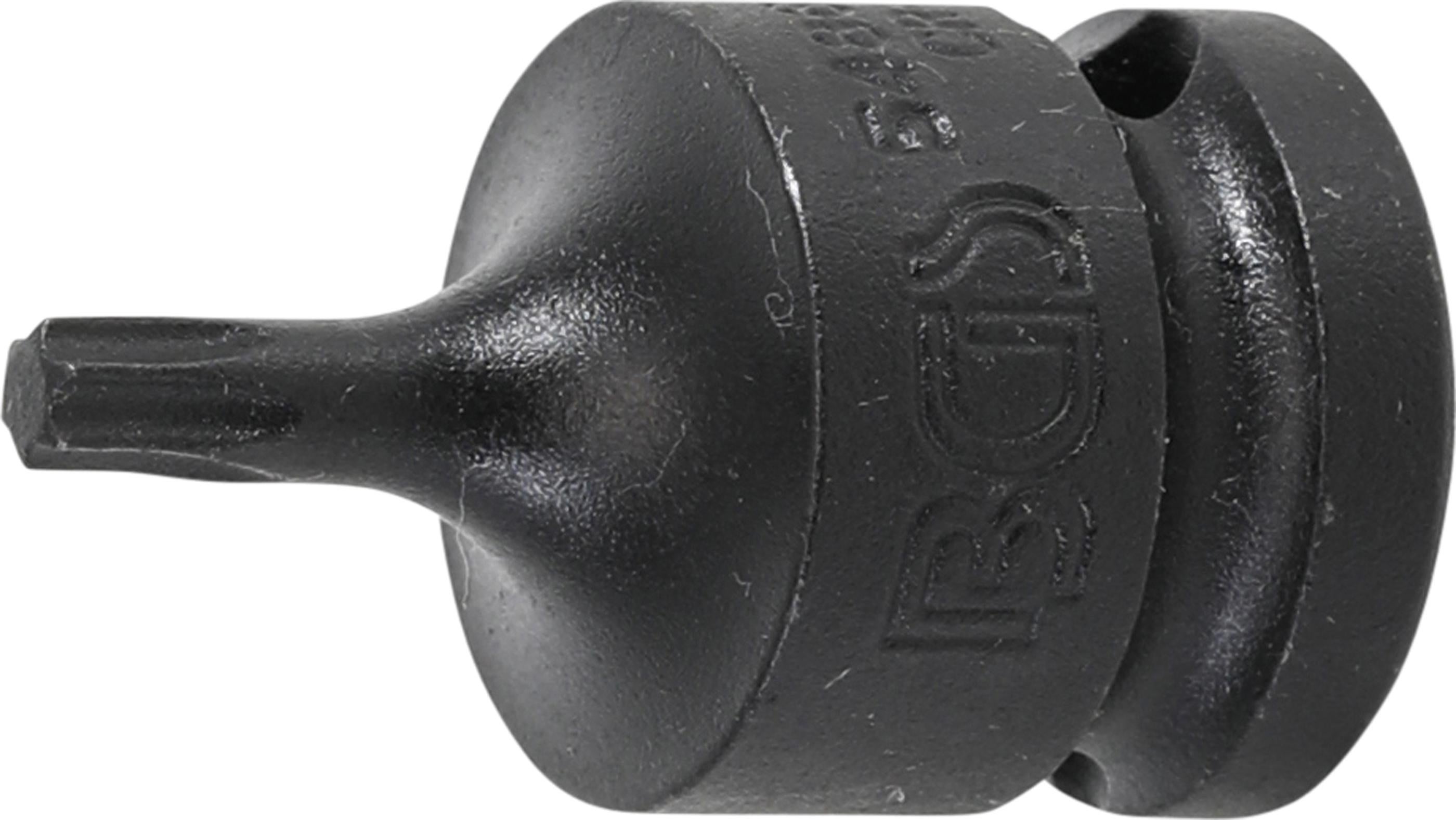 BGS Wkładka do bitów udarowych, napęd kwadratowy wewnętrzny 12,5 mm (1/2") profil T (do Torx) T27 - 5486-T27