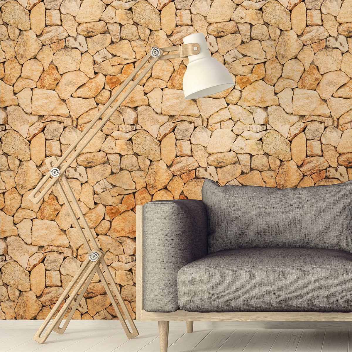 Adesivi pietra di Corrèze - Sticker adesivo - adesivi murali - 50x50cm - 5