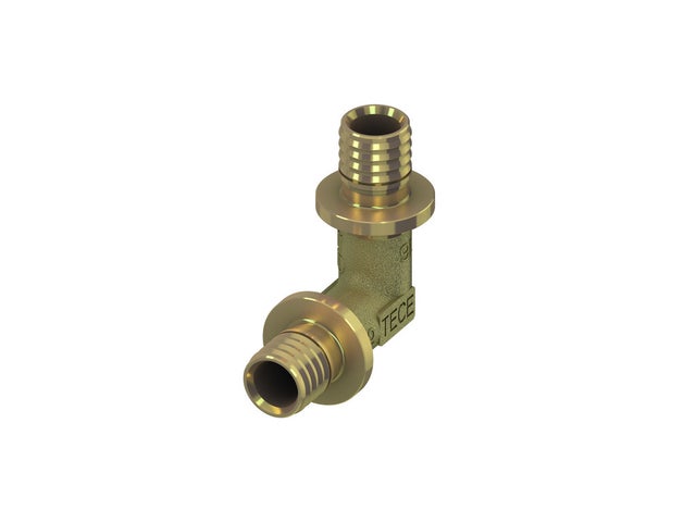 TECEflex raccord coudé, 90°, laiton standard, 767020, Exécution: 20 x 20
