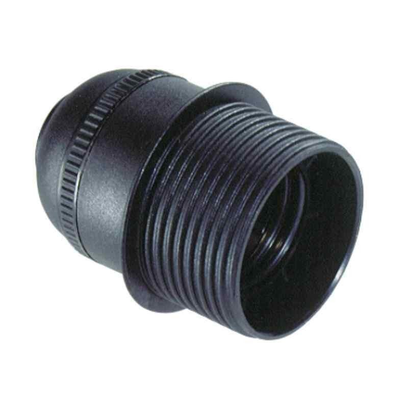 Douille demi filetée e27 noire solera 6829ctn - 2