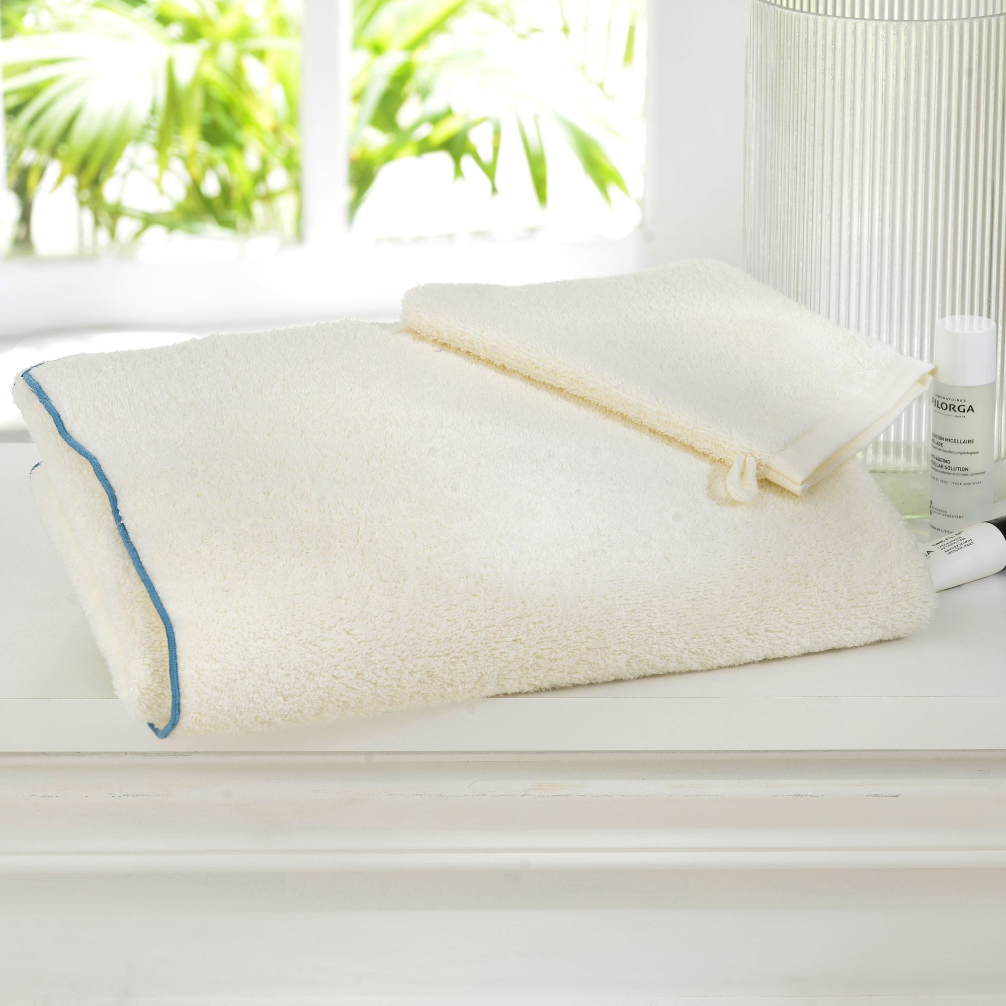 Frottana Magic Gant De Toilette, 100% Coton, 15 X 20 Cm, Bleu