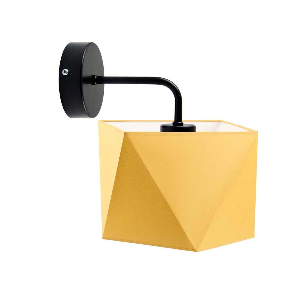 Kinkiet lampa ścienna lampa na ścianę z abażurem diament BURNE