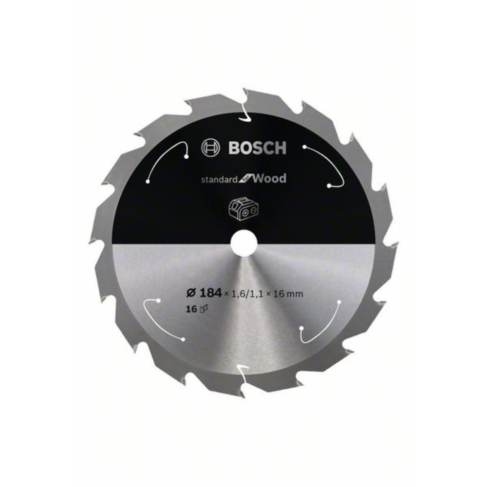 Tarcza pilarska Bosch PRO Wood do pił tarczowych akumulatorowych 184 x 1,6 x 16 mm - 2608837697