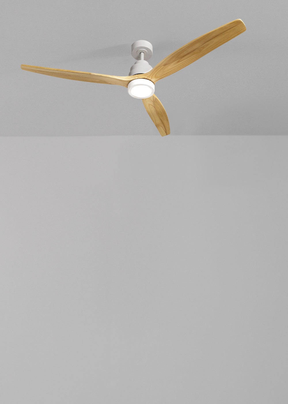 CREATE - WIND STYLANCE L - Ventilateur de plafond 40W silencieux 100% bois Ø 152 cm avec eclaraige sans wifi - 3