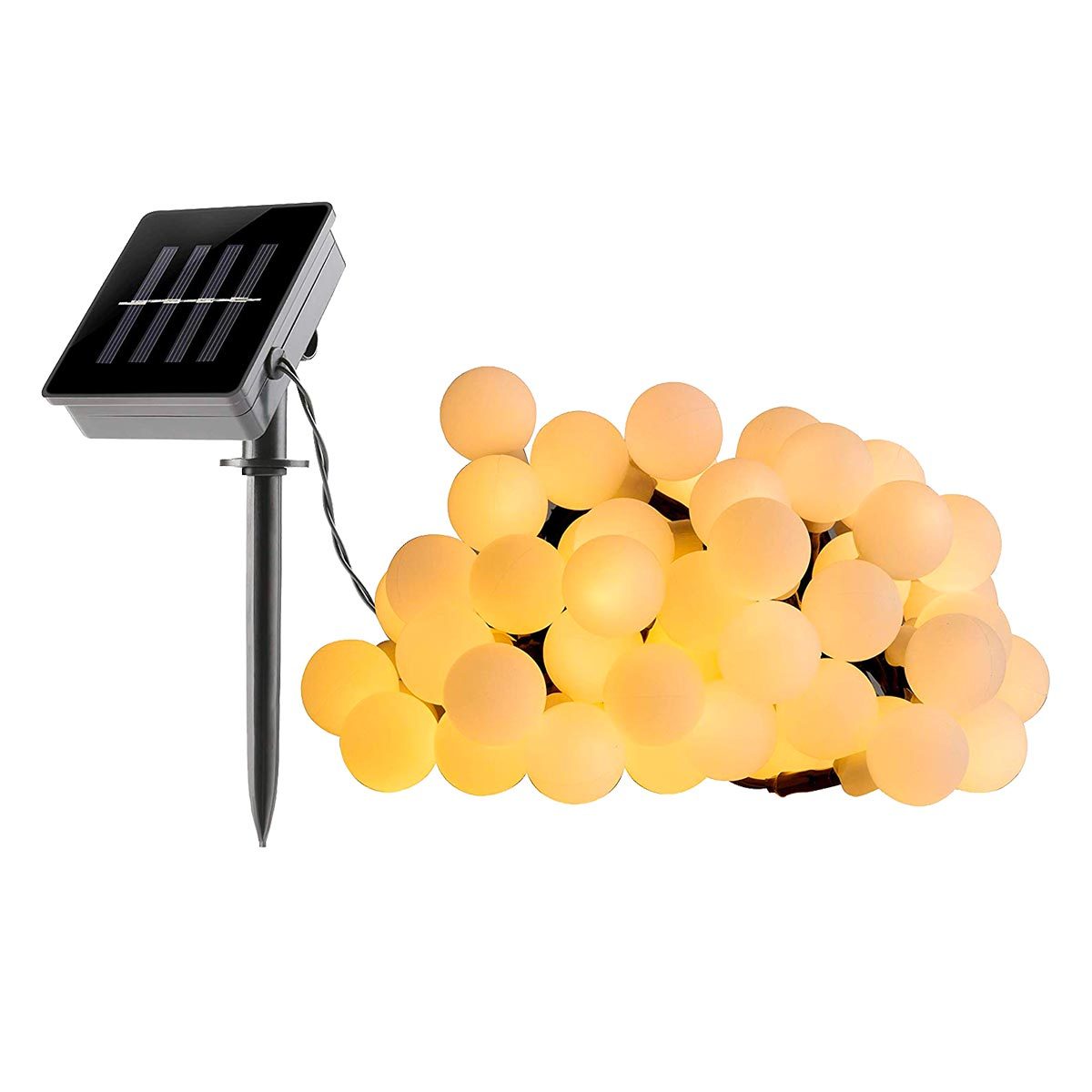 Lampki solarne BILLY, 60 żarówek, 6,9 m