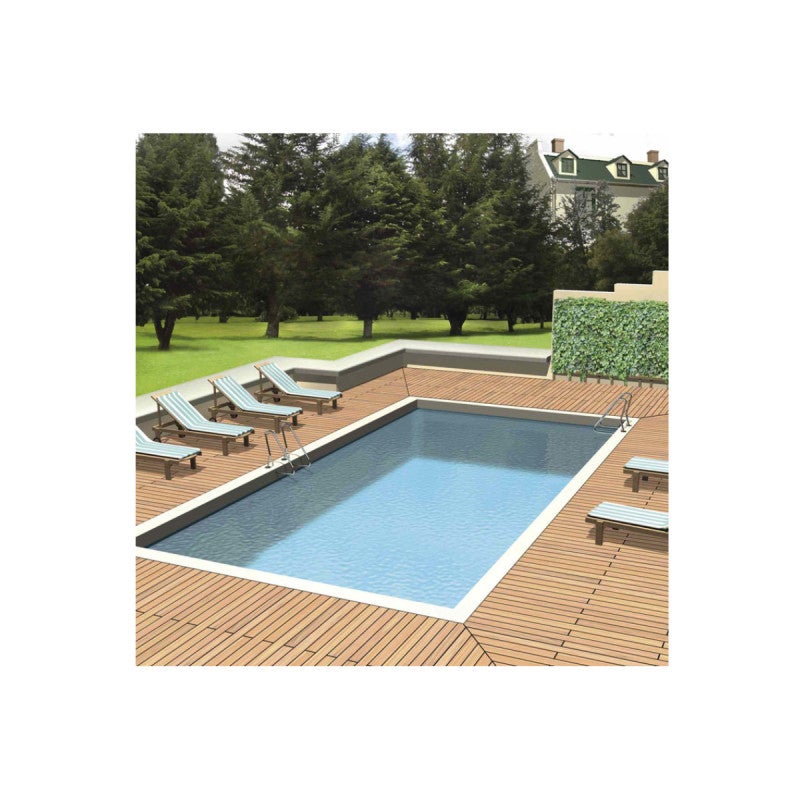 Lot de 2 compléments d'imperméabilisation pour piscine SIKA Enduit Piscine - Blanc écume - Kit 6,16kg - 4