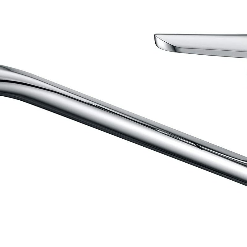 Bateria zlewozmywakowa, bateria kuchenna jednouchwytowa, chrom, srebrny, S