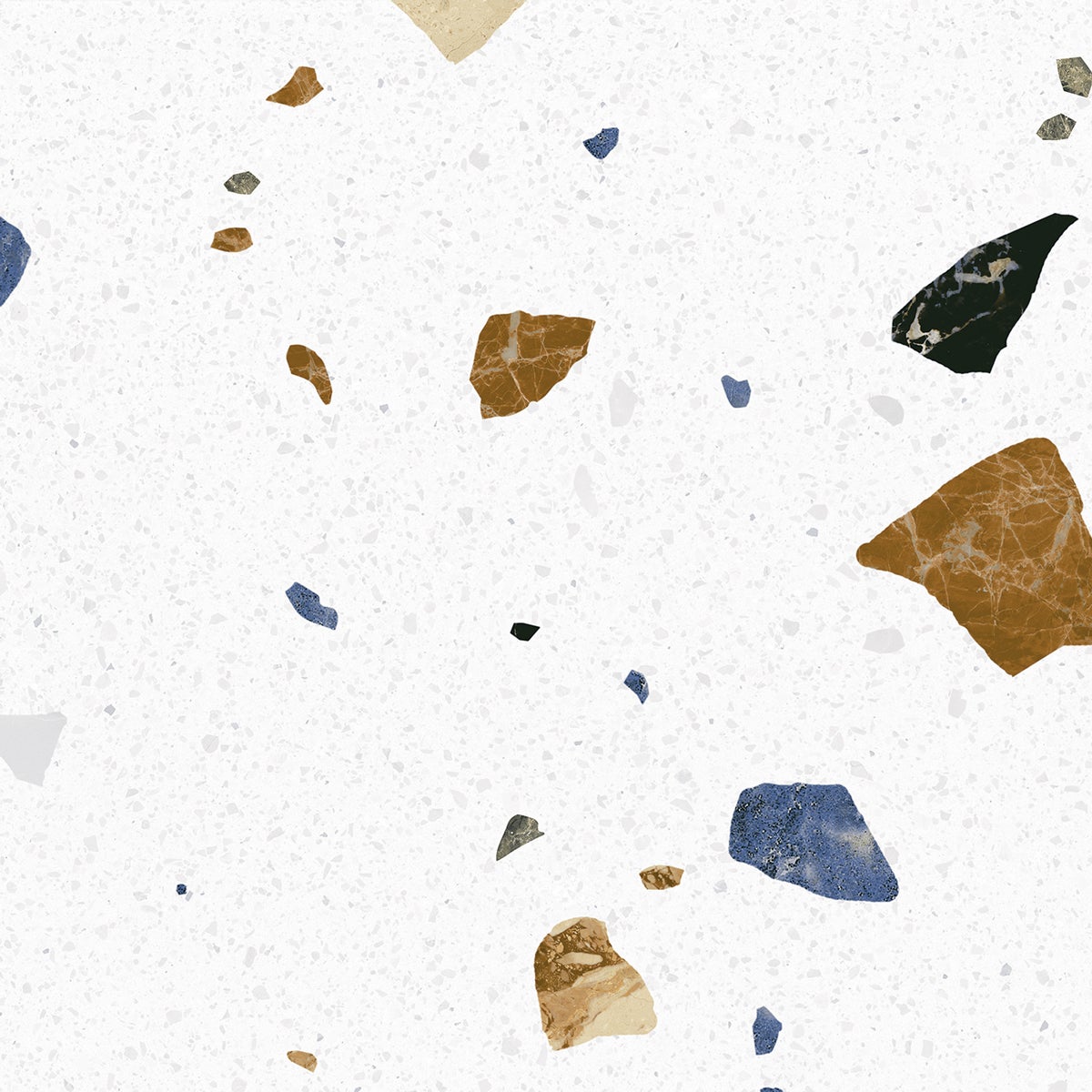 Carrelage effet Terrazzo Confetti Blanc 60x60 cm - Réflex Boutique - 3