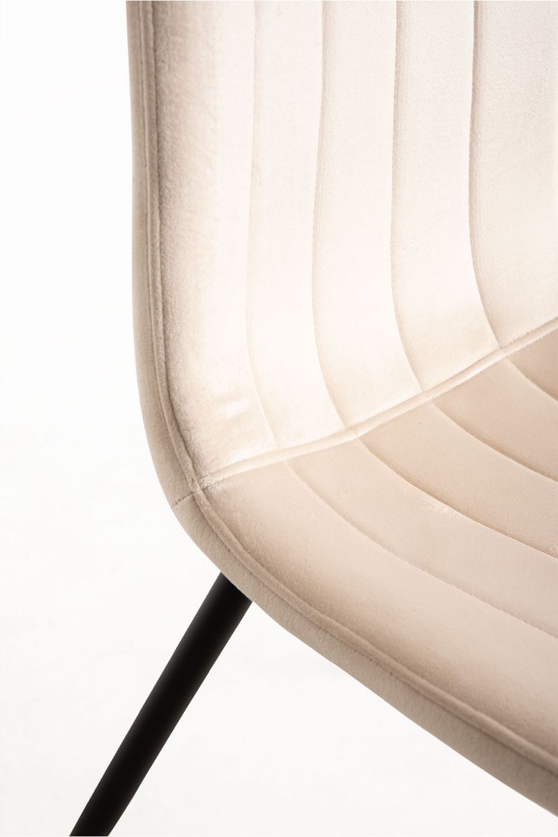 Regalos Miguel - Sillas Comedor - Silla Liny Terciopelo - Beige - 8