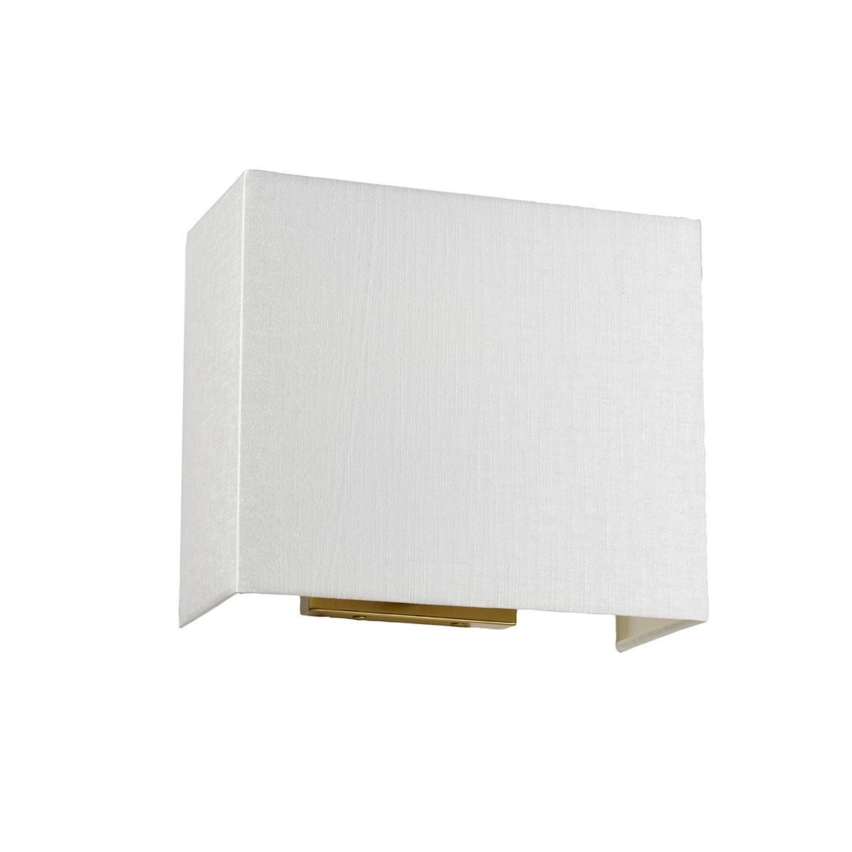 Applique Murale Arterameferro Laiton Vieilli, Céramique Blanche, Réglable, IP44, Neuve
