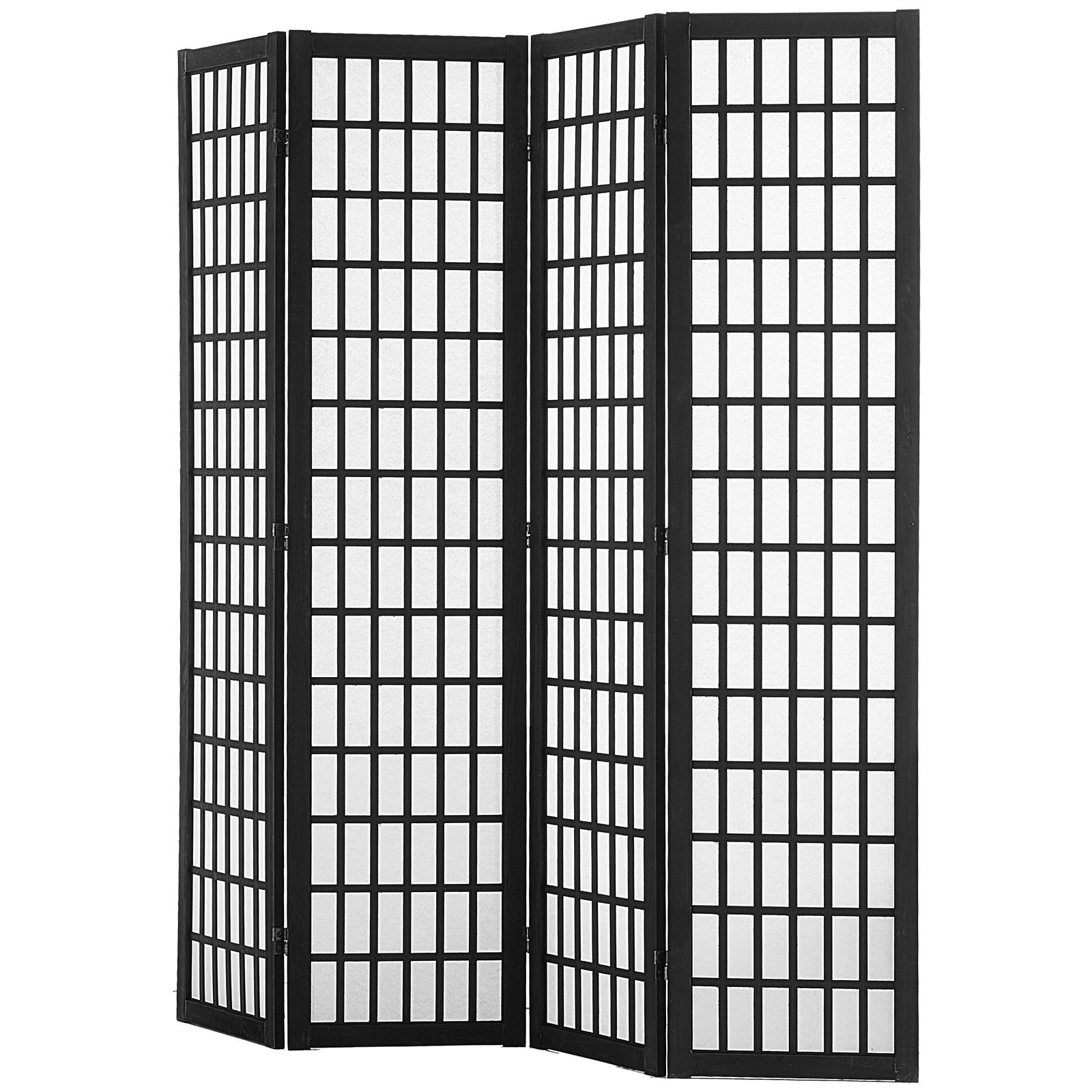 Cloison de séparation,SucceBuy Cloison de confidentialité pliable japonaise à 4 panneaux,pour séparation de pièce dans la maison,la chambre - 3