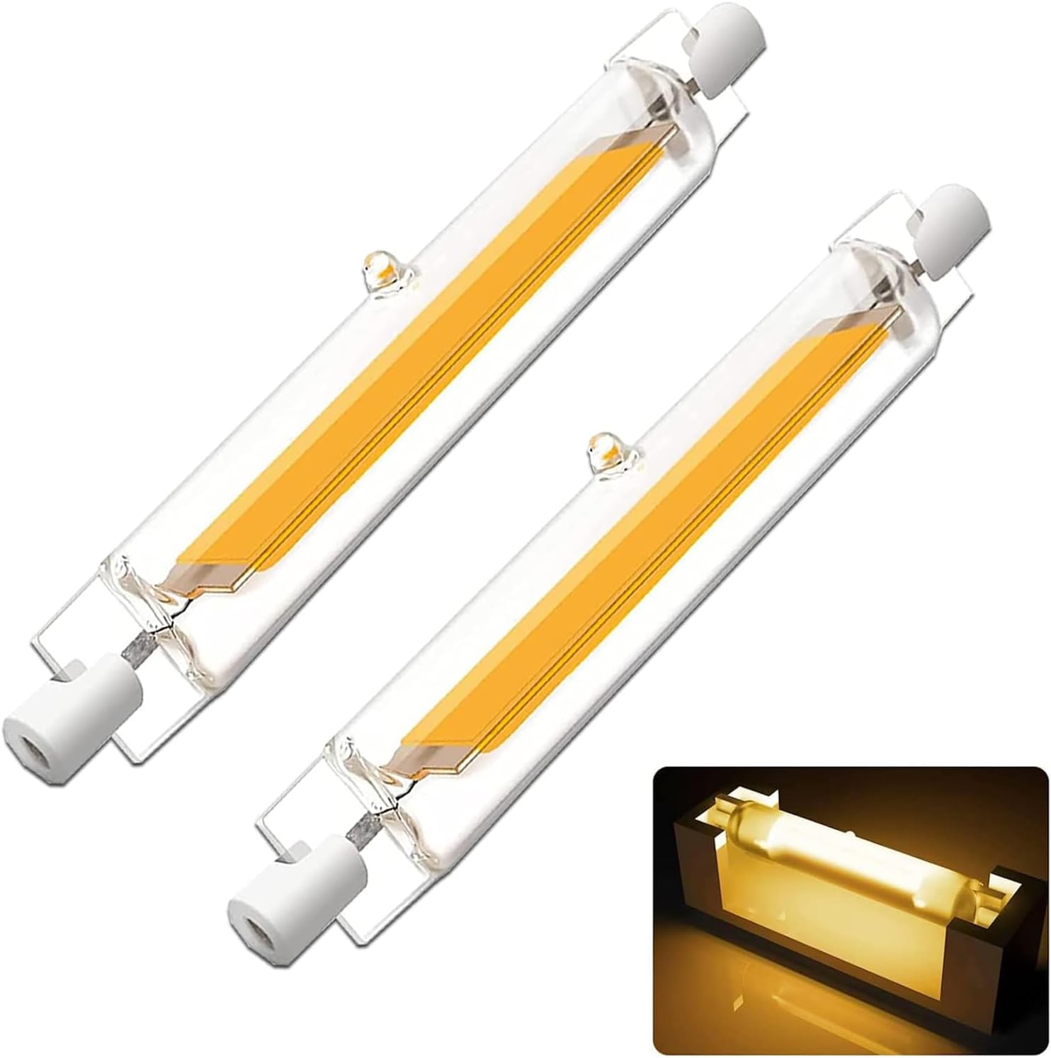 Ampoule LED R7S 118mm 20W équivalent à Ampoule Halogène 200W,Tube R7S ...