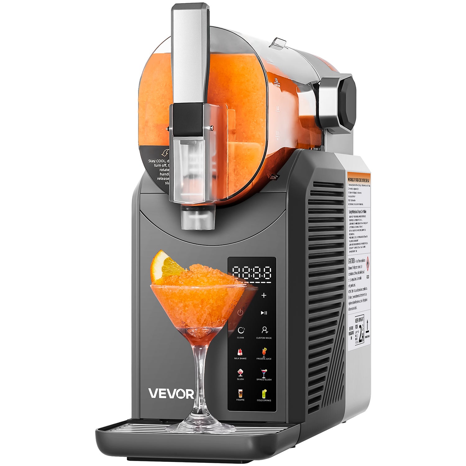 2L Slush Machine do produkcji mrożonych napojów, samoczyszczący w domu VEVOR