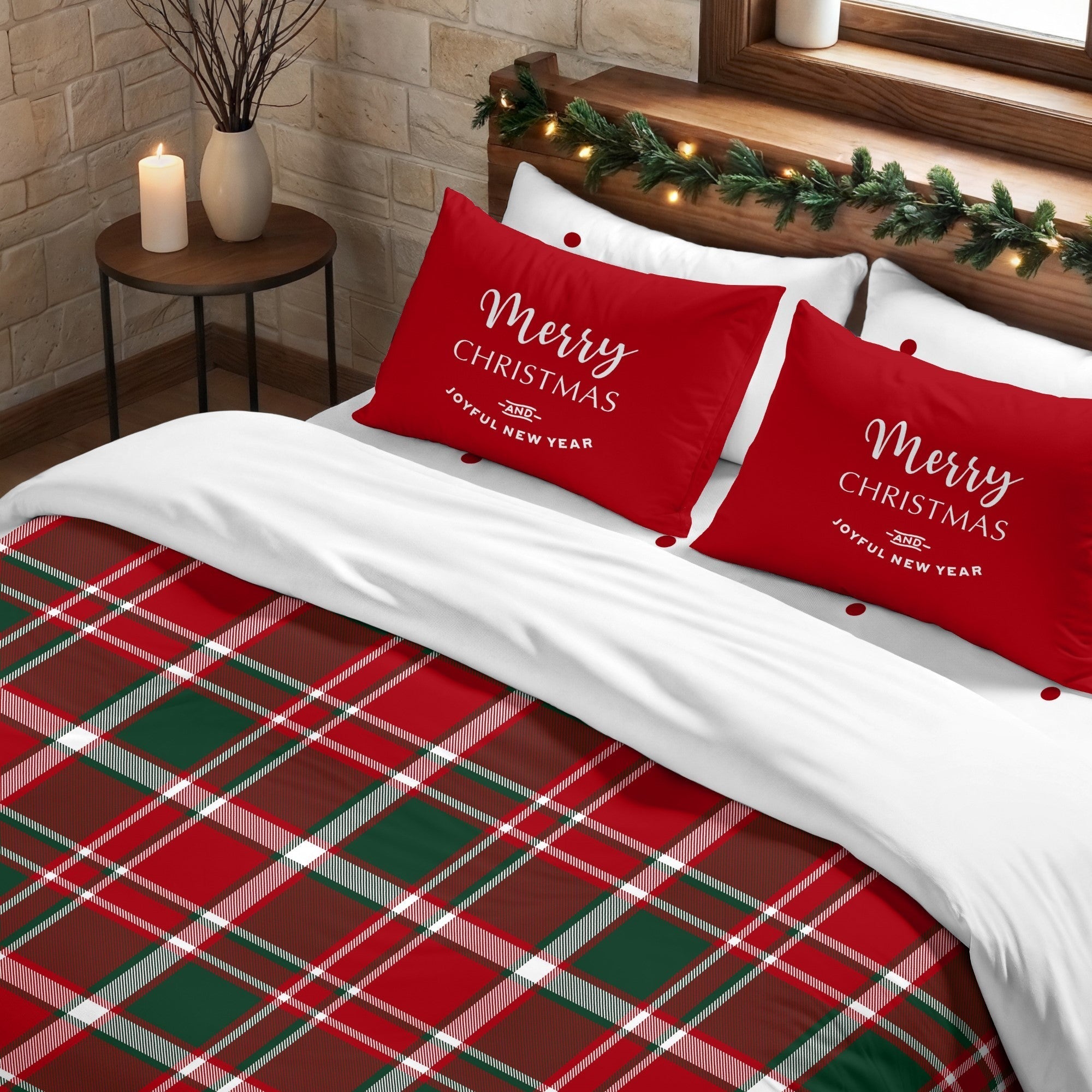 Housse de couette avec boutons-pression 100 % coton Laponia 16 240x220 cm - 4