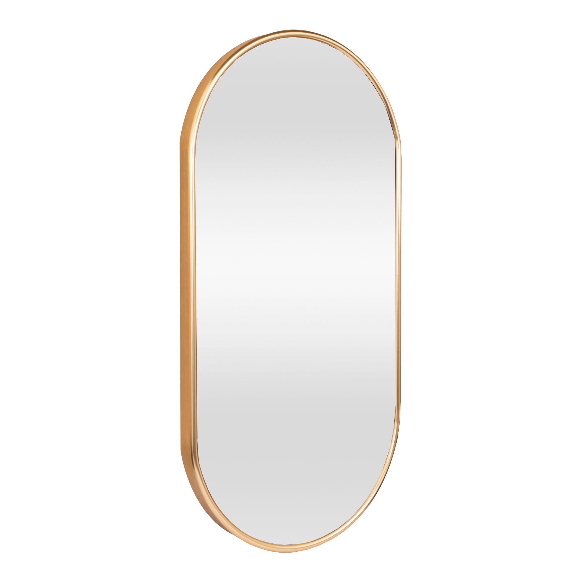 Miroir Mural Ovale Doré 36,8x25,4cm - Déco Baroque