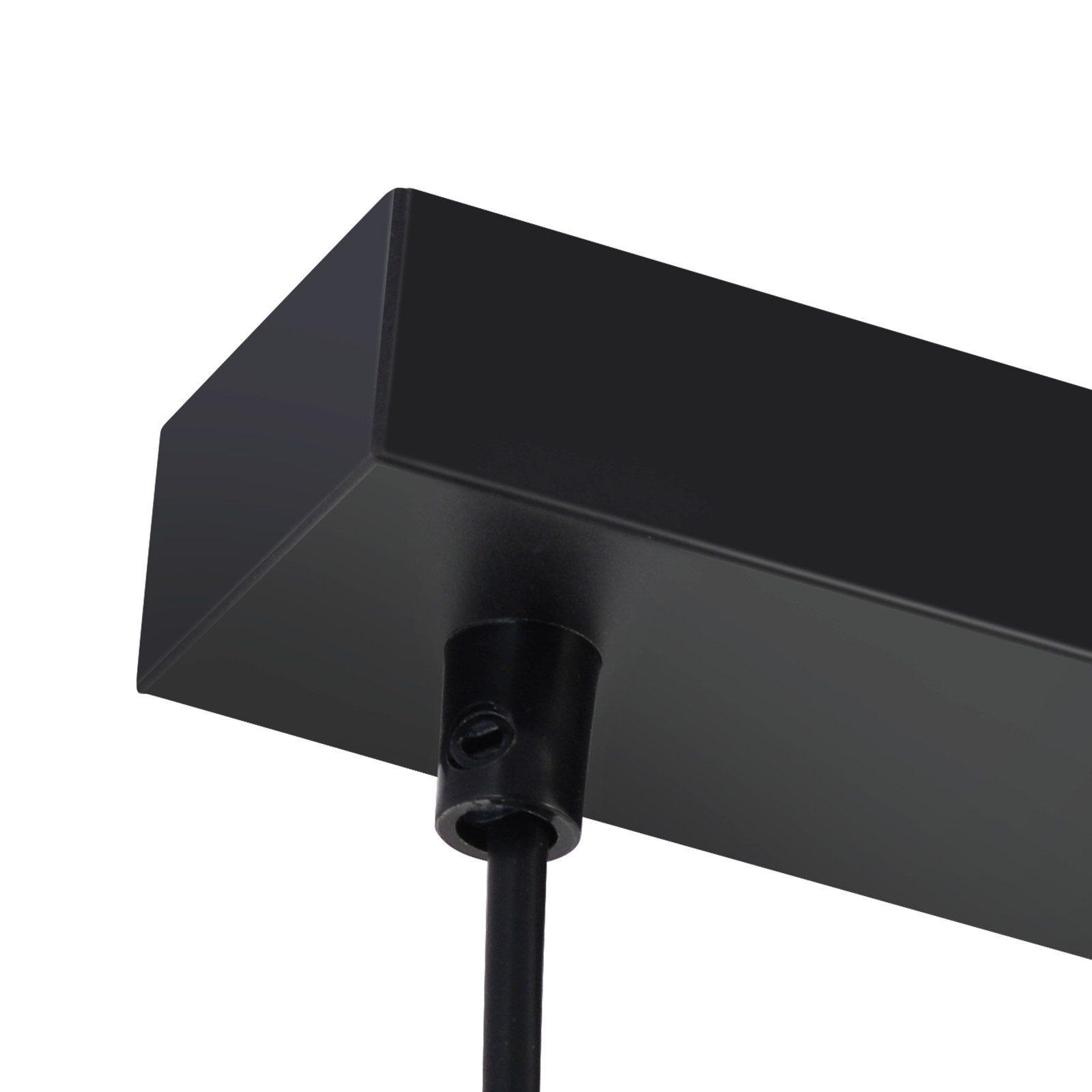 NETTLIFE Nowoczesna czarna kryształowa lampa wisząca nad stół jadalny 3 płomienie E27 - 5