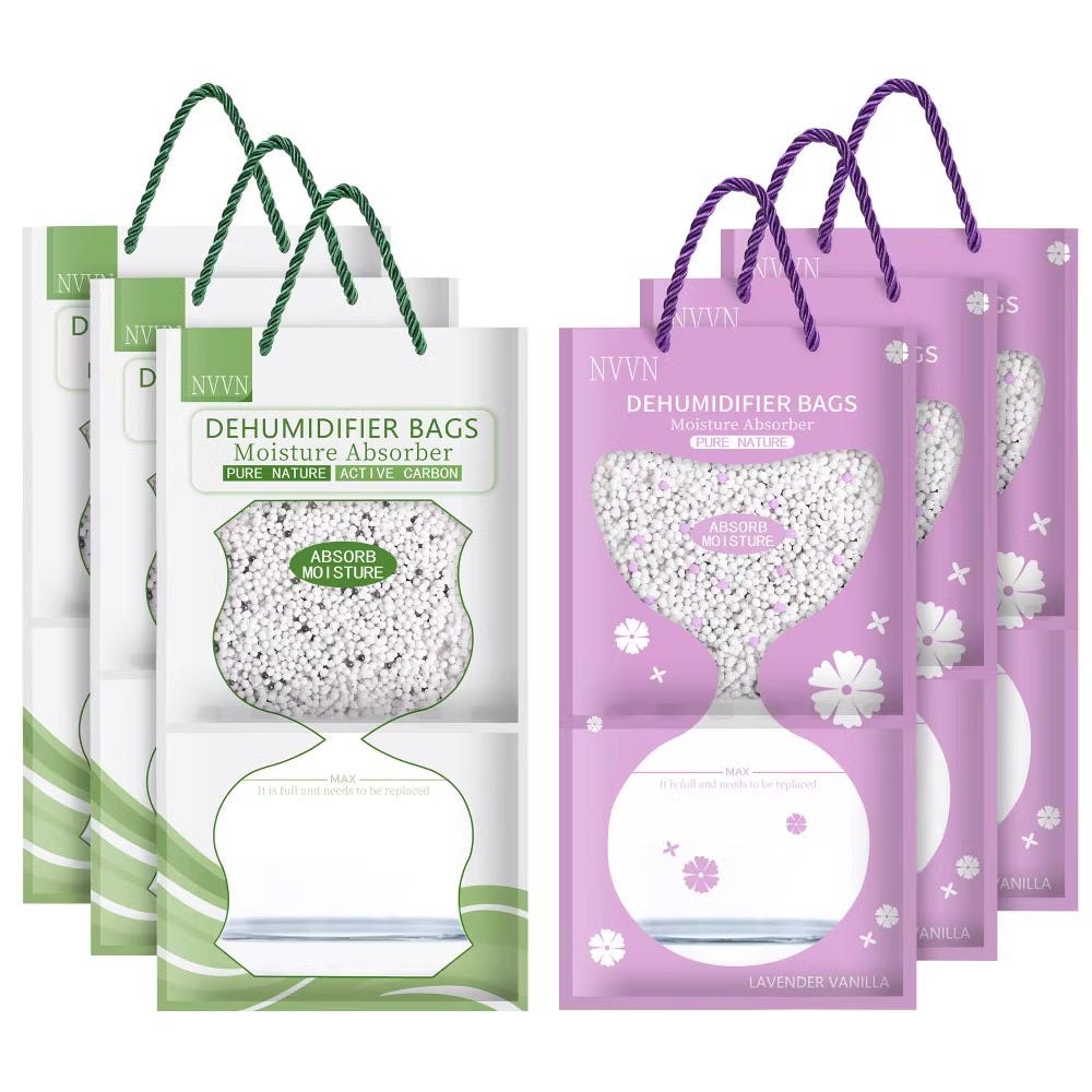 Rottner Multi Dry Sacchetto Assorbi Umidità 1kg - Per 35 M3, 2-4 Mesi, Rigenerabile