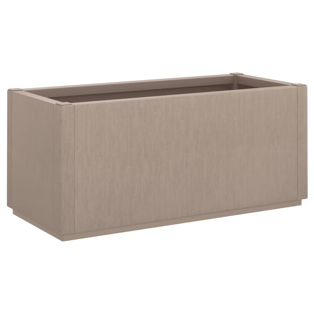 vidaXL Jardinière marron clair 80x36x35 cm PP - 2