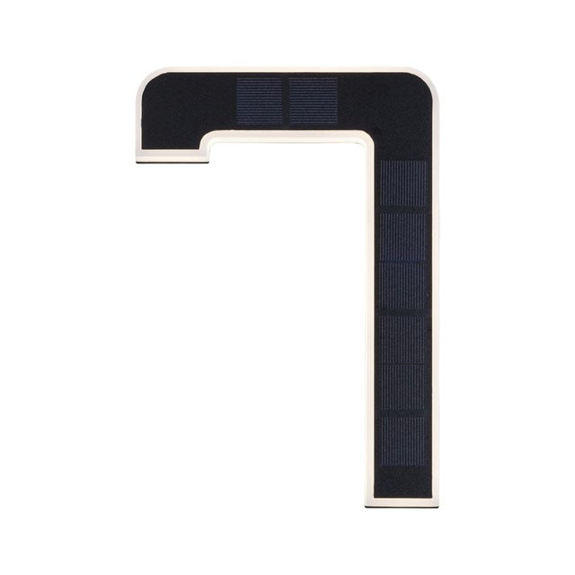 Numéro de maison solaire lumineux led éclairé avec 2 led numéro de