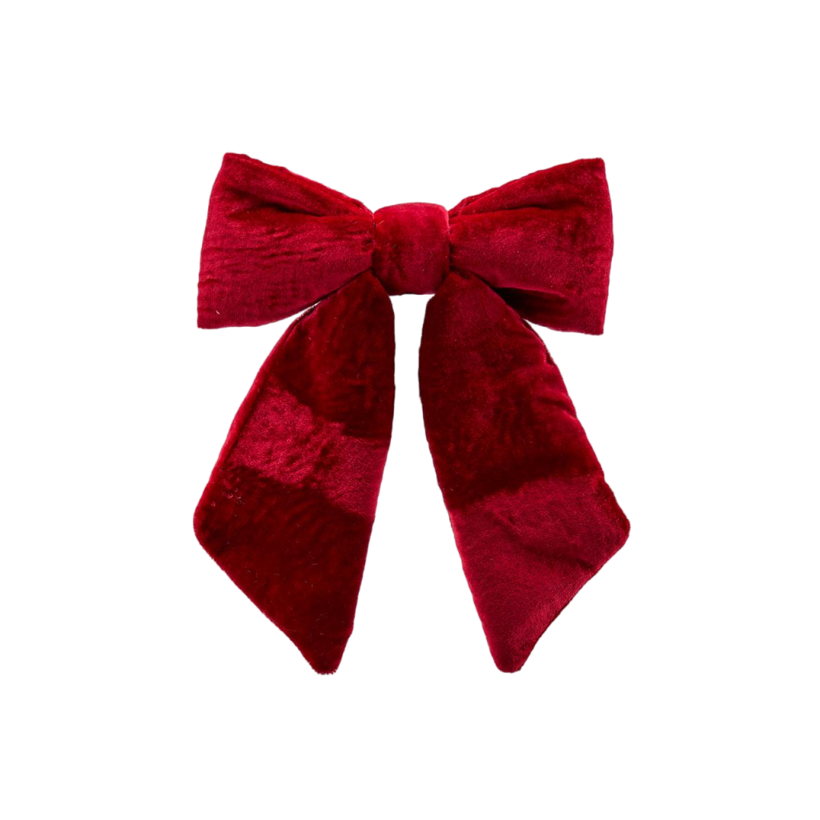 Nœud en velours rouge de 25 cm pour décorations de Noël - 3