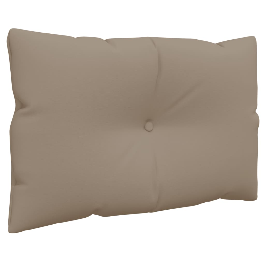 Pack 2 uds Cojín exterior | Cojines para palets tela gris taupé CFW167896 - 4