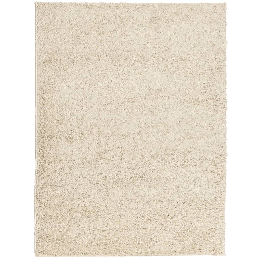 Tapis moderne à poils longs doré 300x400 cm | Leroy Merlin