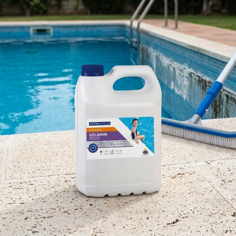 Gel détartrant puissant pour parois et fond de piscine | 5 litres | Nettoyage en profondeur - 2