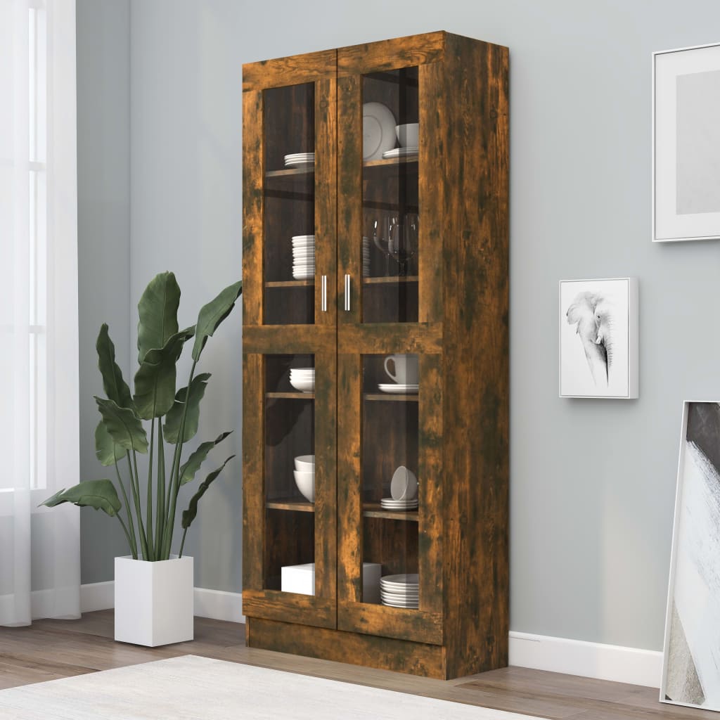 Credenza Rovere Sonoma 70x42,5x185 cm in Legno Ingegnerizzato