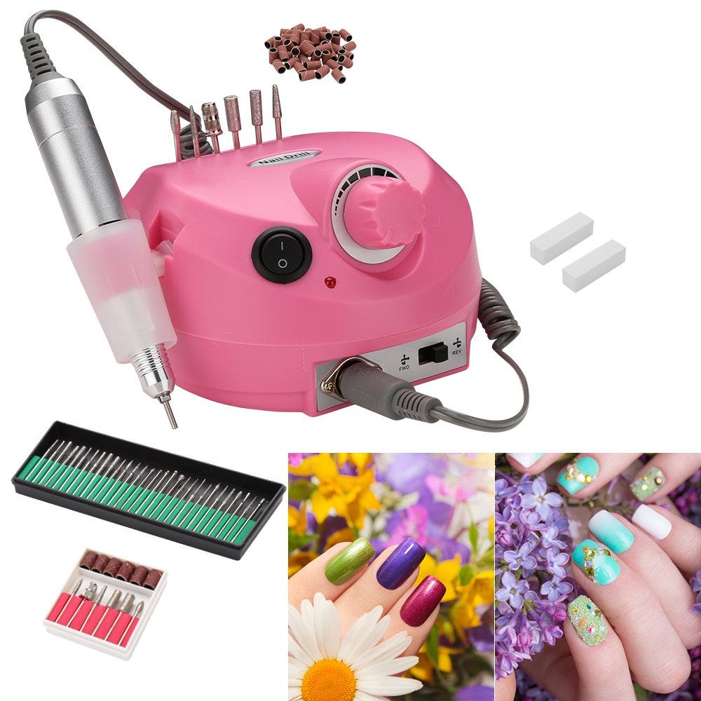 FRESA ELETTRICA PORTATILE PER MANICURE E PEDICURE TRAPANO UNGHIE NAIL FRESA ELETTRICA PORTATILE PER MANICURE E PEDICURE TRAPANO UNGHIE NAIL