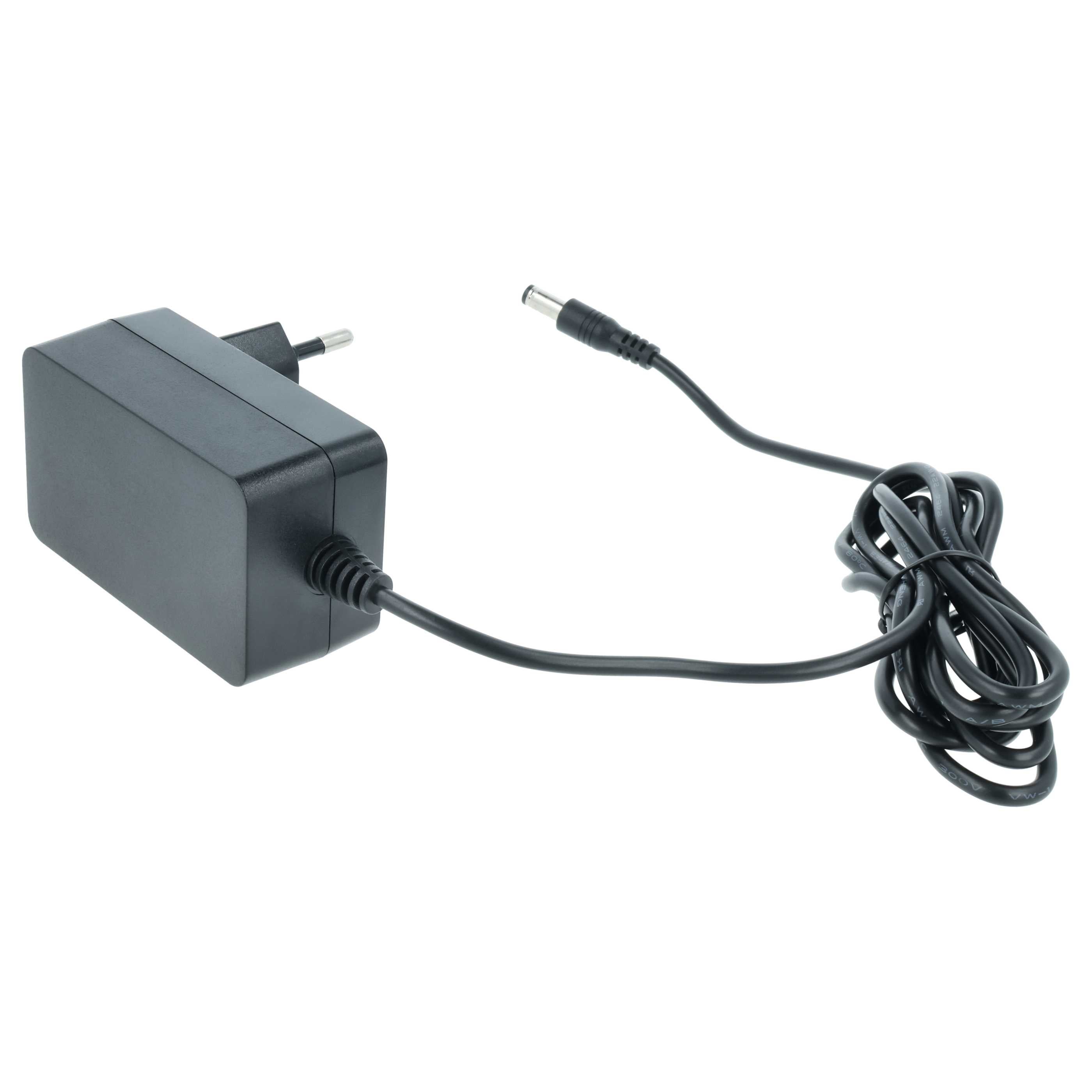 vhbw Adaptateur secteur pour appareils avec batteries blocs Li-ion 21.6 V- 22.2 V - Alimentation AC/DC avec connecteur rond 2,5 x 5,5 mm, 120 cm - 2