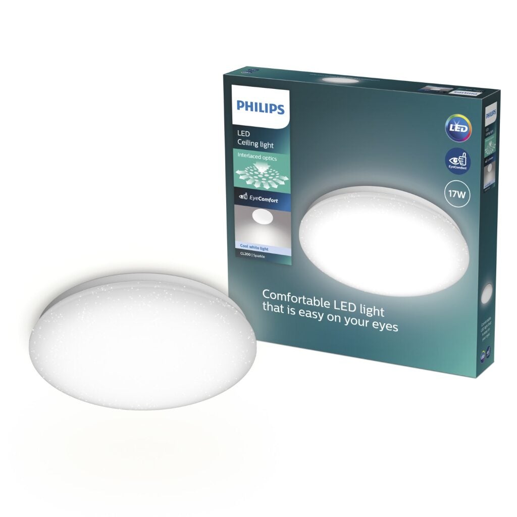 Plafon Philips Lampa Sufitowa 17W 1900lm 4000K z Efektem Gwiazd Moire CL200