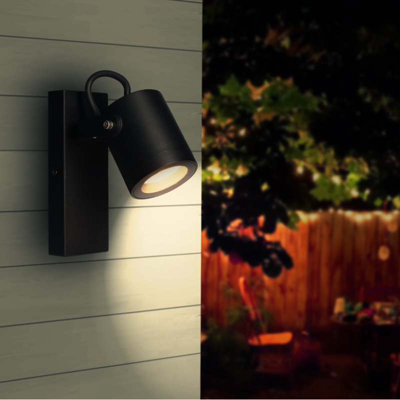 Lampada da parete per esterni SPOTY GU10/35Wmax/Antracite - 2