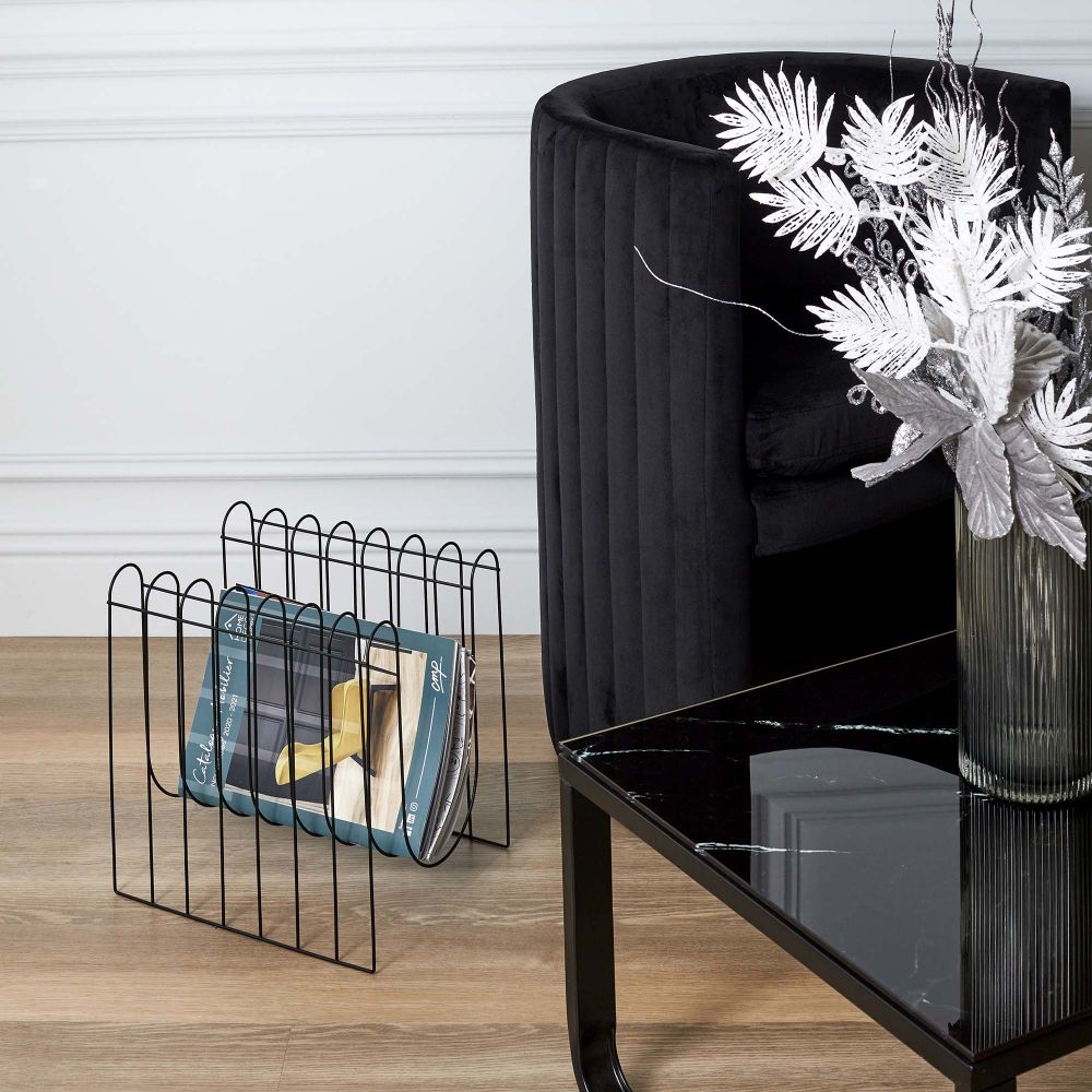 Range Magazines - Home Deco Factory - Filaire - Noir - 6