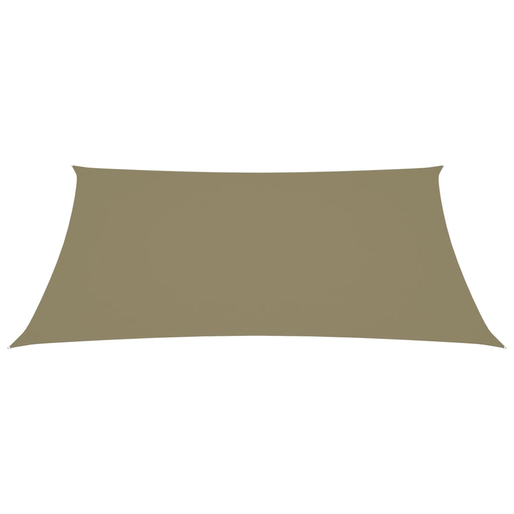 Ombrellone in tessuto vela rettangolare tessuto oxford 2,5 x 4,5 m beige 02_0009574 - 2