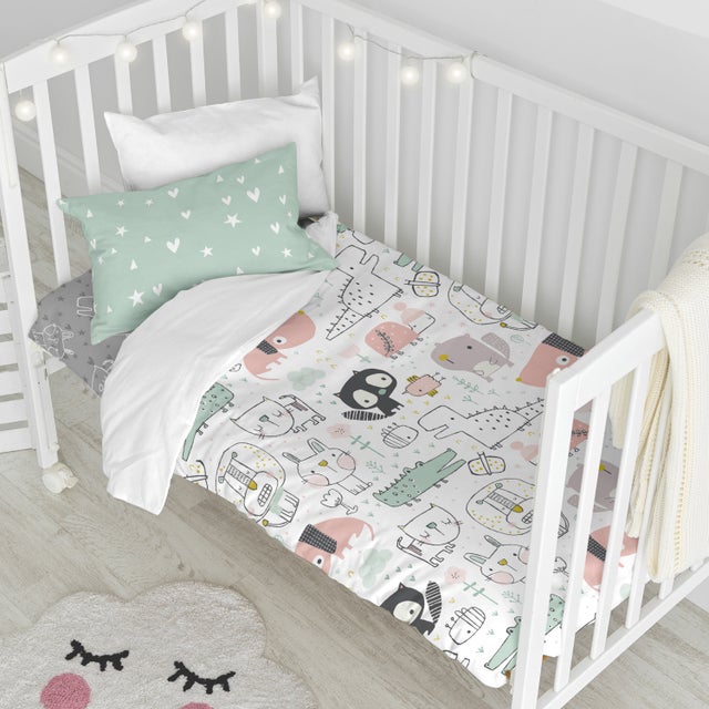 Best buddies Parure housse de couette Lit Bébé 115x145 cm