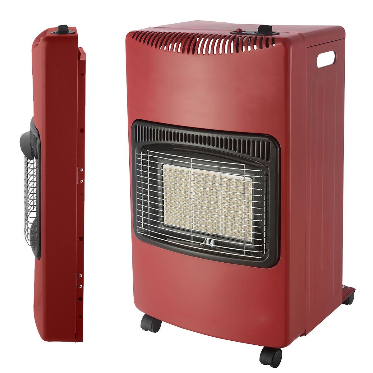 Poele à gaz pliable 4,2KW Rouge Allumage Piezo Chauffage d'appoint gaz — free download