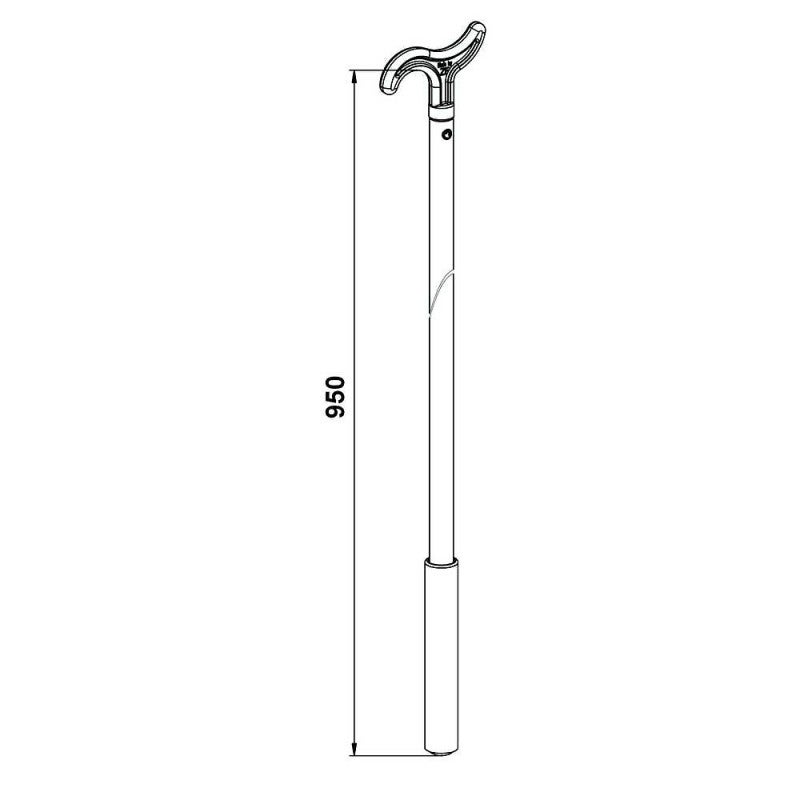 Bâton de tirage pour volet roulant - 2