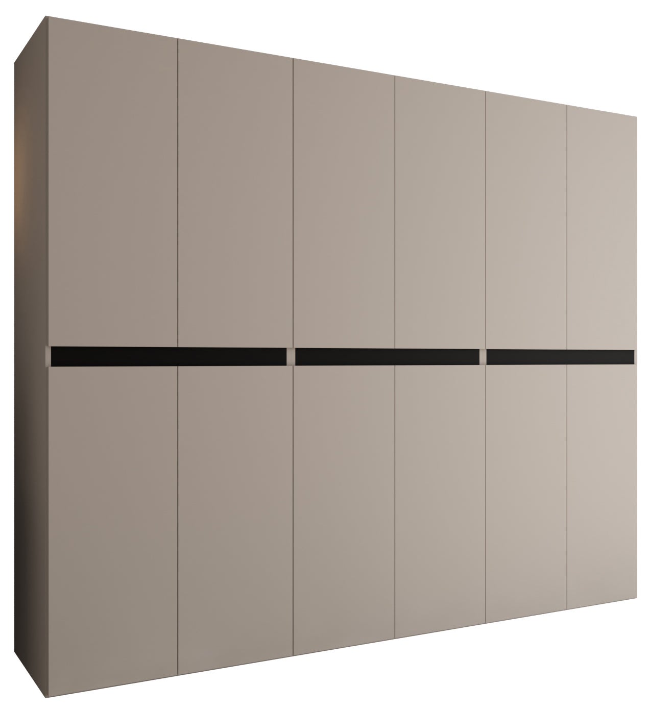 Szafa uchylna otwierana SALSA 240 x 52 x 203 cm kaszmir Abiks Meble