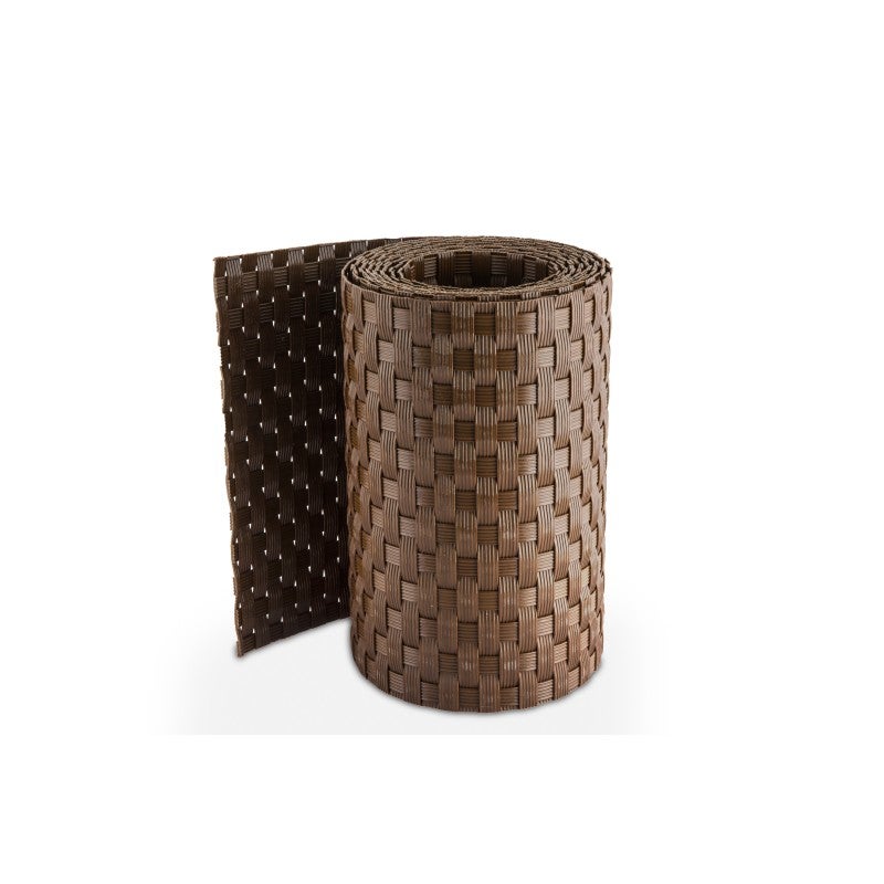 Jardinion Stuoia In Rattan Per Schermatura 1x5 M Marrone Chiaro – Paravento Per Privacy In Giardino, Balcone E Terrazzo, Con Fascette